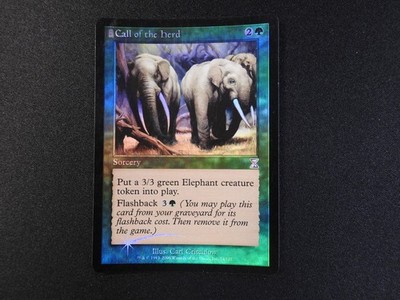 Call of the Herd FOIL HP [Timeshifted] #1 Mtg Magic Free Tracking!