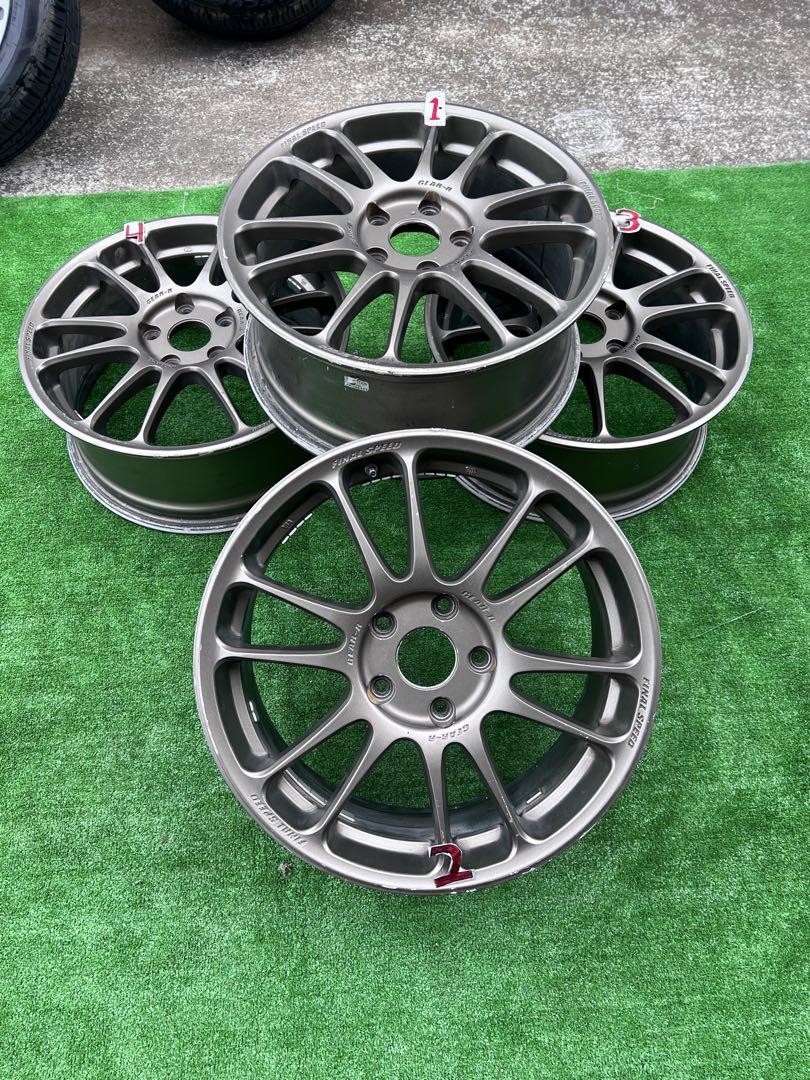 A-TECH FINAL SPEED GEAR-R 4x 17 inch wheels #PGHL2C | eBay