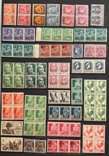 1945 Algérie stock collection IRIS GANDON COQ MAZELIN JT TAXE ★★ neufs sans ch.
