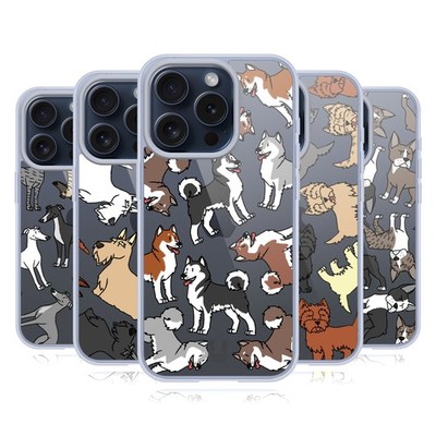 HEAD CASE DOG BREED PATTERNS 6 SOFT GEL CASE & WALLPAPER FOR APPLE iPHONE PHONES