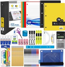 65-Piece Middle High School Kit, Math Geometry,bundles writing geometry tools