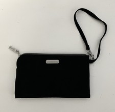 Baggallini Black RFID Wallet Clutch Wristlet Bag Organizer Pouch Travel