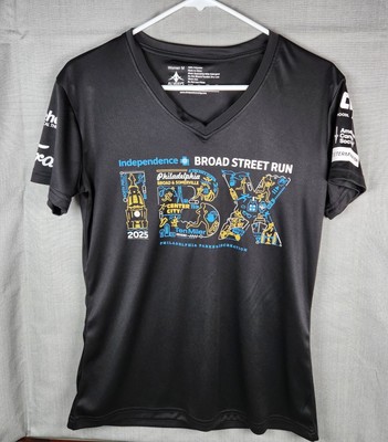 2025 Broad Street Run 10 Miler Womens Participant Shirt Medium  New Other TECH V