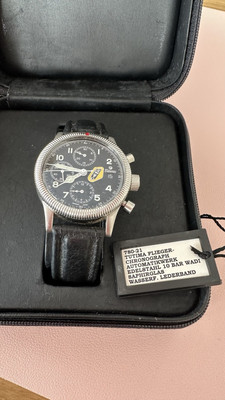 Tutima Fliegerchronograph F2 780 Automatikwerk Limitiert 22/33 Lederband
