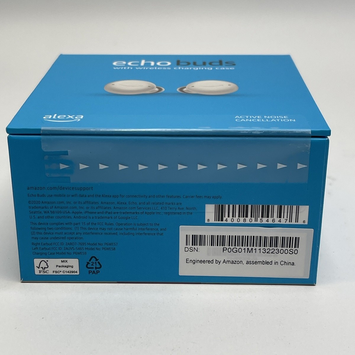 Amazon Echo Buds Active Noise Cancellation (2021 2nd gen) Wireless