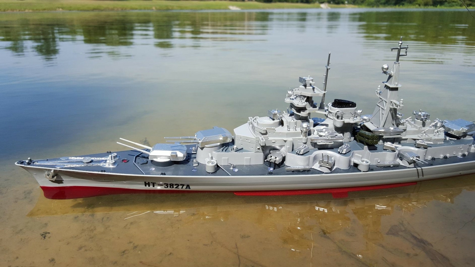 german bismarck military battleship rc