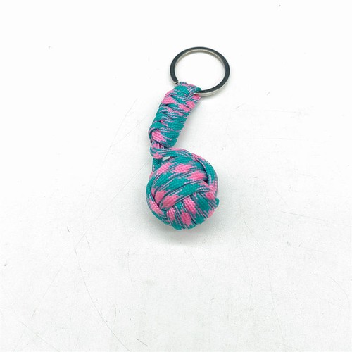 Bola de vidrio de supervivencia serpiente llavero paracaídas exterior nudo cordón mono puño cordón - Imagen 4 de 23