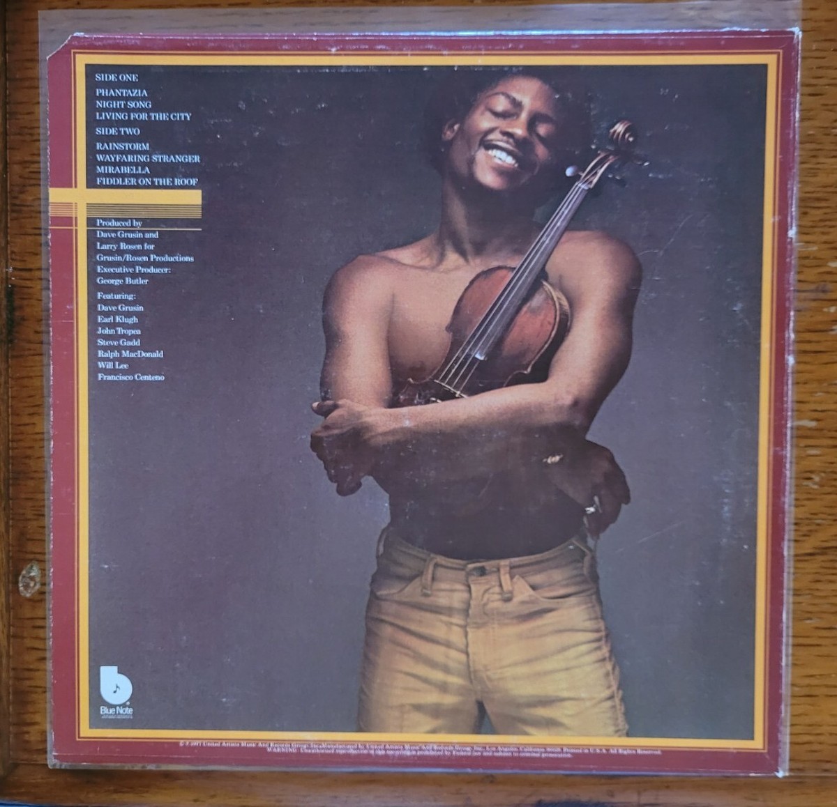 Noel Pointer Phantazia レコード Noel Pointer Phantazia 1977 Vintage Jazz LP Record Vinyl Blue Note