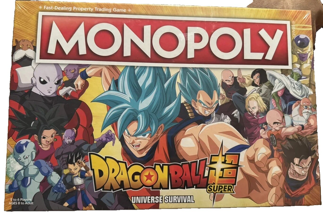 Monopoly Dragon Ball-Z Super Universe Survival Edition Board Game -- SEALED