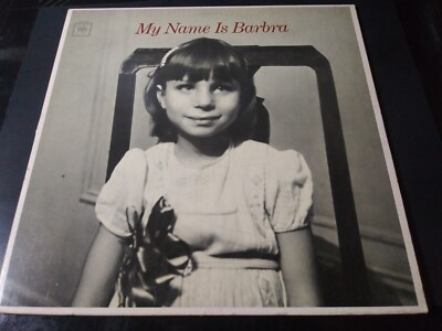 Barbra Streisand - My Name Is Barbra VG+ Original Mono Columbia LP