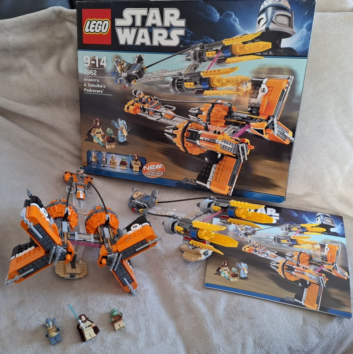 Lego Figure Lego Star Wars Anakin And Sebulba's Podracers