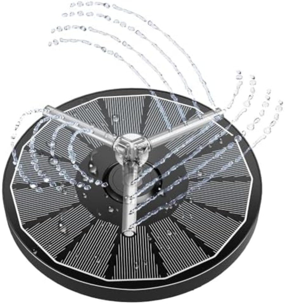 Recensione Fontana Solare AISITIN 2.5W: Ugello 360° e Zero Cavi