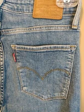 Levi's Premium 721 women's 27 - 24 x 28.5 (actual) jeans high-rise skinny zip