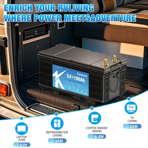 12V 24V 100AH 135ah 180ah 200AH 300AH LiFePO4 Lithium Battery BMS Solar RV UK - Picture 92 of 96