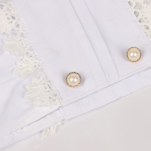 Victorian Women Shirt with Jabot Lady Classic Lolita Blouse Top Shirt Christmas - Picture 28 of 47