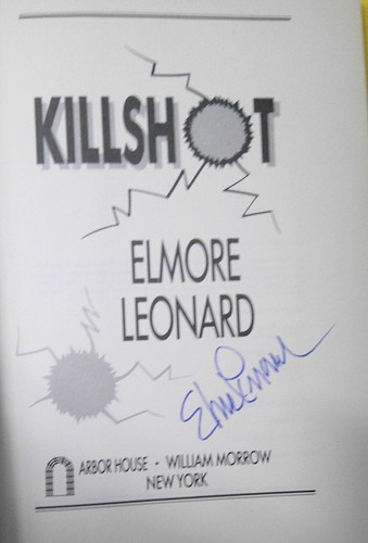 Killshot, par Elmore Leonard - Première édition signée 1989 HC/DJ. Première impression - Photo 2 sur 6