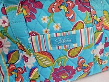 Longaberger Sisters Summer Lovin' Quilted Tote - New