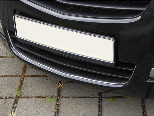 Chromed trim Vauxhall Agila B Front Bumper Chrome Tuning 2008 – 2014 Opel - Imagen 6 de 7