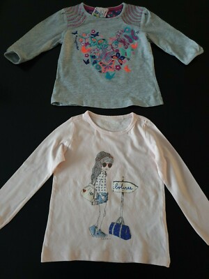 Esprit & Butterfly by Matthew Williamson Mädchen 2x Tops, Größe: 2-3 Jahre