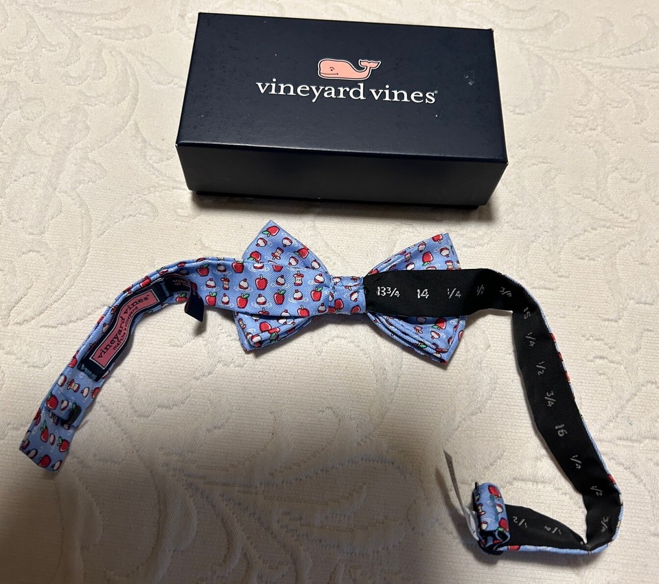 NWT Vineyard Vines Boys Adjustable Bow Tie Bobbin For Apples New eBay