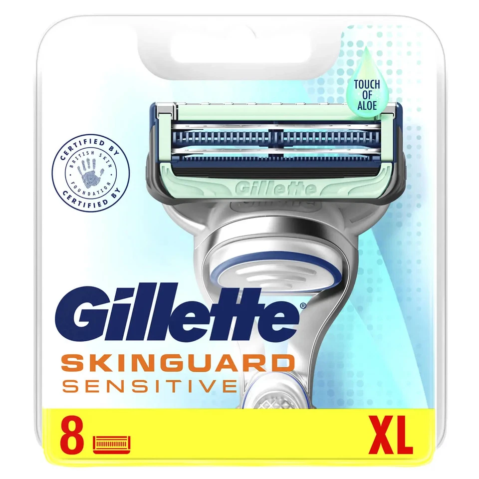 (F) Gillette Skin Guard Sensitive 8 Pack GENUINE 🔥 BRAND NEW ✅