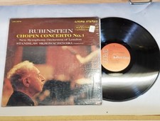 Record LP Classical Rubinstein Chopin Concerto No 1 RCA red seal LSC-2575