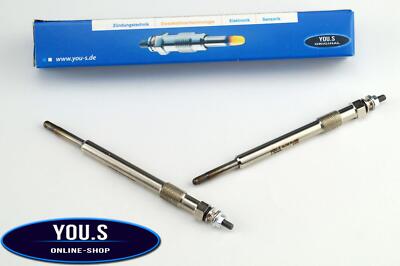 4 pieces YOU.S original glow plugs for Opel Astra G 2.0 DTI 60 KW year 1997-1998