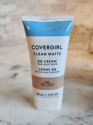Covergirl Clean Matte BB Cream For Oily Skin 530 Light/Medium 30ml Tube