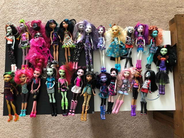 monster high doll lot