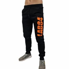 Lab84 Pants Tracksuit Long Sweatshirt F21 PNTM9005 Black Orange