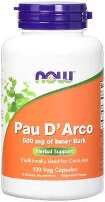 NOW FOODS, PAU D'ARCO 500mg 100 Veg. Kapseln SUPER PREIS