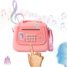 Unicorn Money Bank Purse for Girls Fingerprint Password Code Lock with stickers