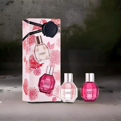 Viktor & Rolf Flowerbomb & Ruby Orchid EDP Perfume Mini Gift Set .24oz/7ml NIB