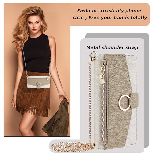 Fr Motorola Moto G Stylus/Pure/Power/Play Girls Crossbody Flip Wallet Phone Case - Picture 42 of 43