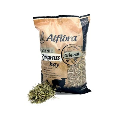 Alflora Premium Organic Ryegrass Hay 14l approx 1kg Rabbit, Gerbils, Guinea Pig