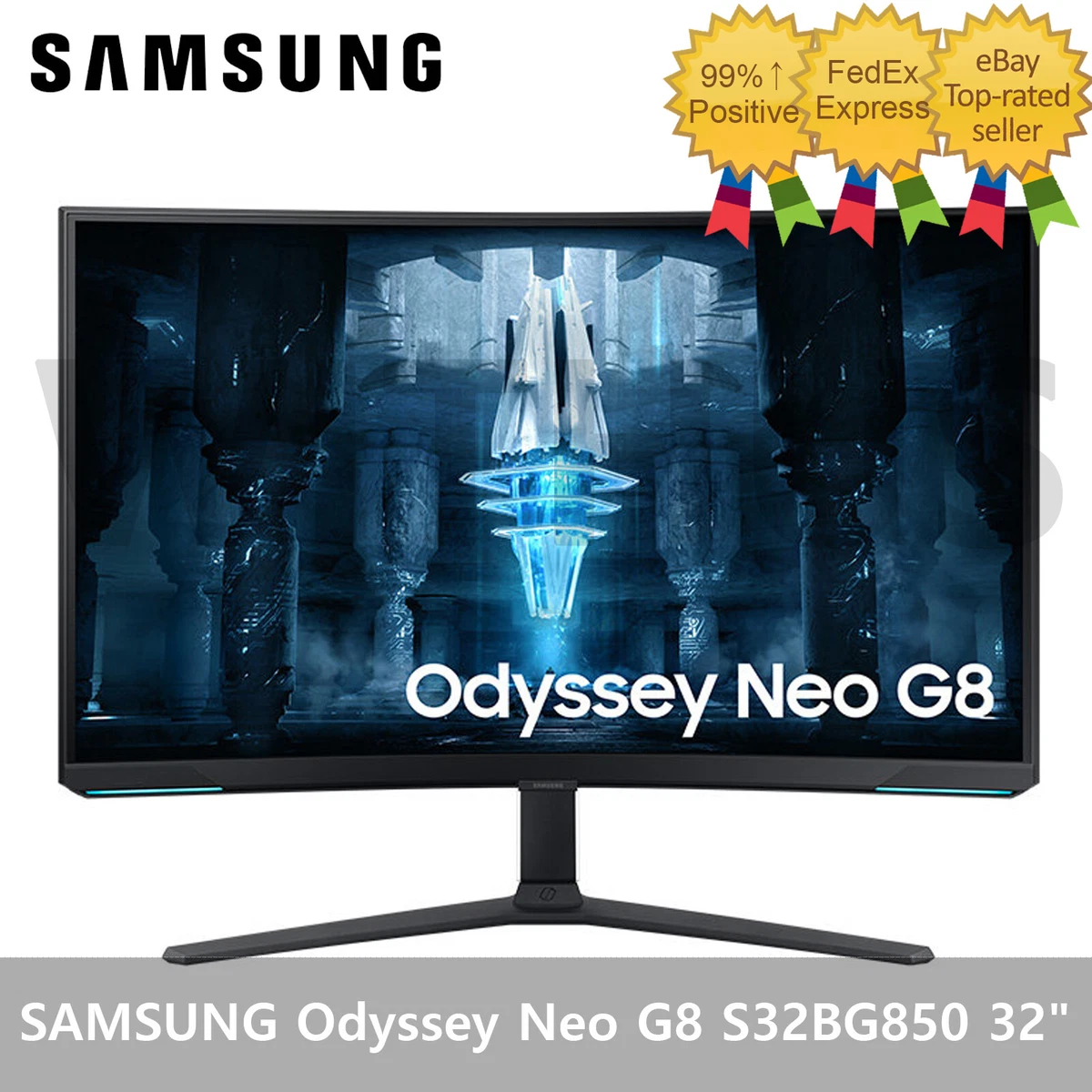 SAMSUNG Odyssey Neo G8 S32BG850 32 Curved Gaming Monitor 240Hz - Tracking