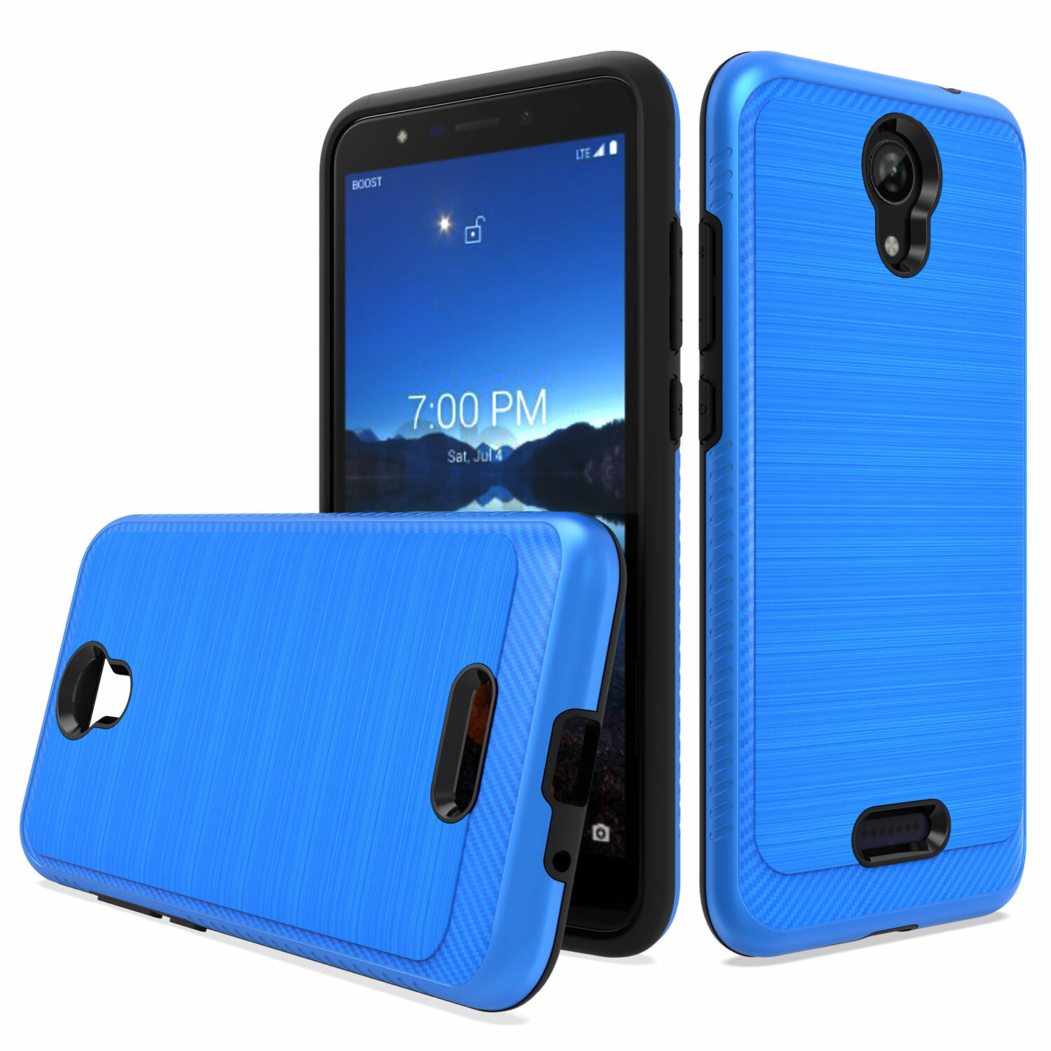For Cricket Icon 2 U325AC (2020) Slim Lining Hybrid Case Phone Cover eBay