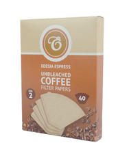 Size 2 / 2K Coffee Filter Paper Cones, Unbleached Brown Replacement