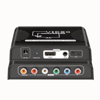 1080P Ypbpr to HDMI Video Audio Converter Adapter