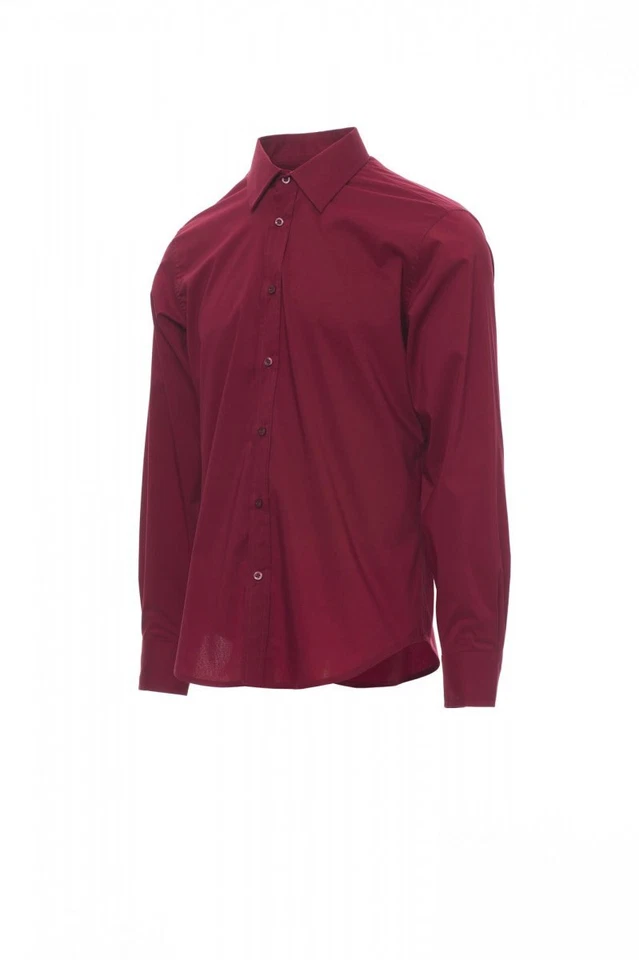 Taglie Forti Uomo Camicia Stretch Manica Lunga No Maxfort Fino 5XL Cotone - Immagine 3 di 4