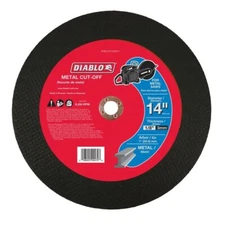 Metal High Speed Cut-Off Disc: 14 in. x 1/8 in. x 1 in. - Efficient Cutting Tool