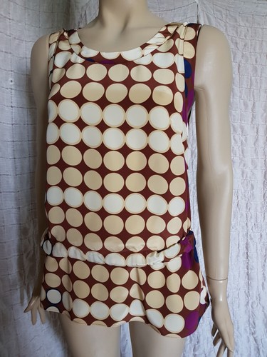 Top senza maniche Marni x H&M 100% seta taglia 4 USA/6-8 UK - Foto 10 di 12