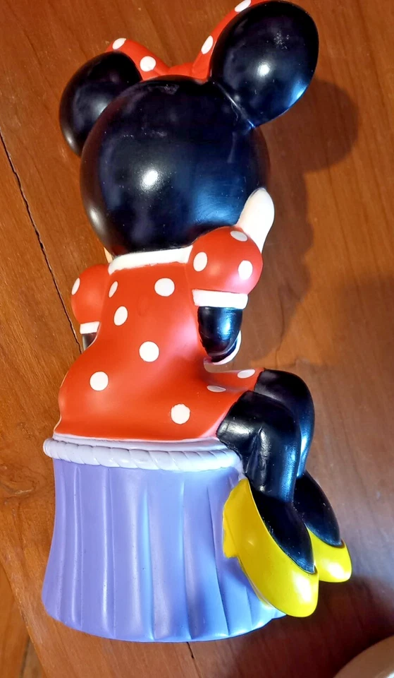 Salvadanaio Minnie Mouse Disney Applause Vintage Anni '90 – Originale Raro - Immagine 3 di 4