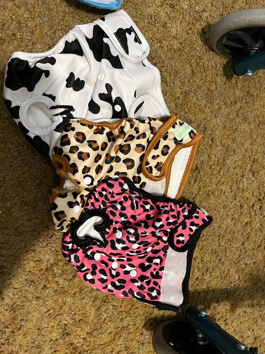 Wegreeco Female Dog Diapers Adjustable Size Large Fit 17 22 Lb Basenji