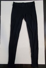 Vince. Ponte Knit Ankle Pull on Riding Leggings Exposed back seam Black SZ S