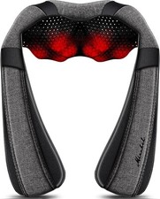 Neck Massager, Shiatsu Back Massager with Heat, Electric Pillow for Neck, Back