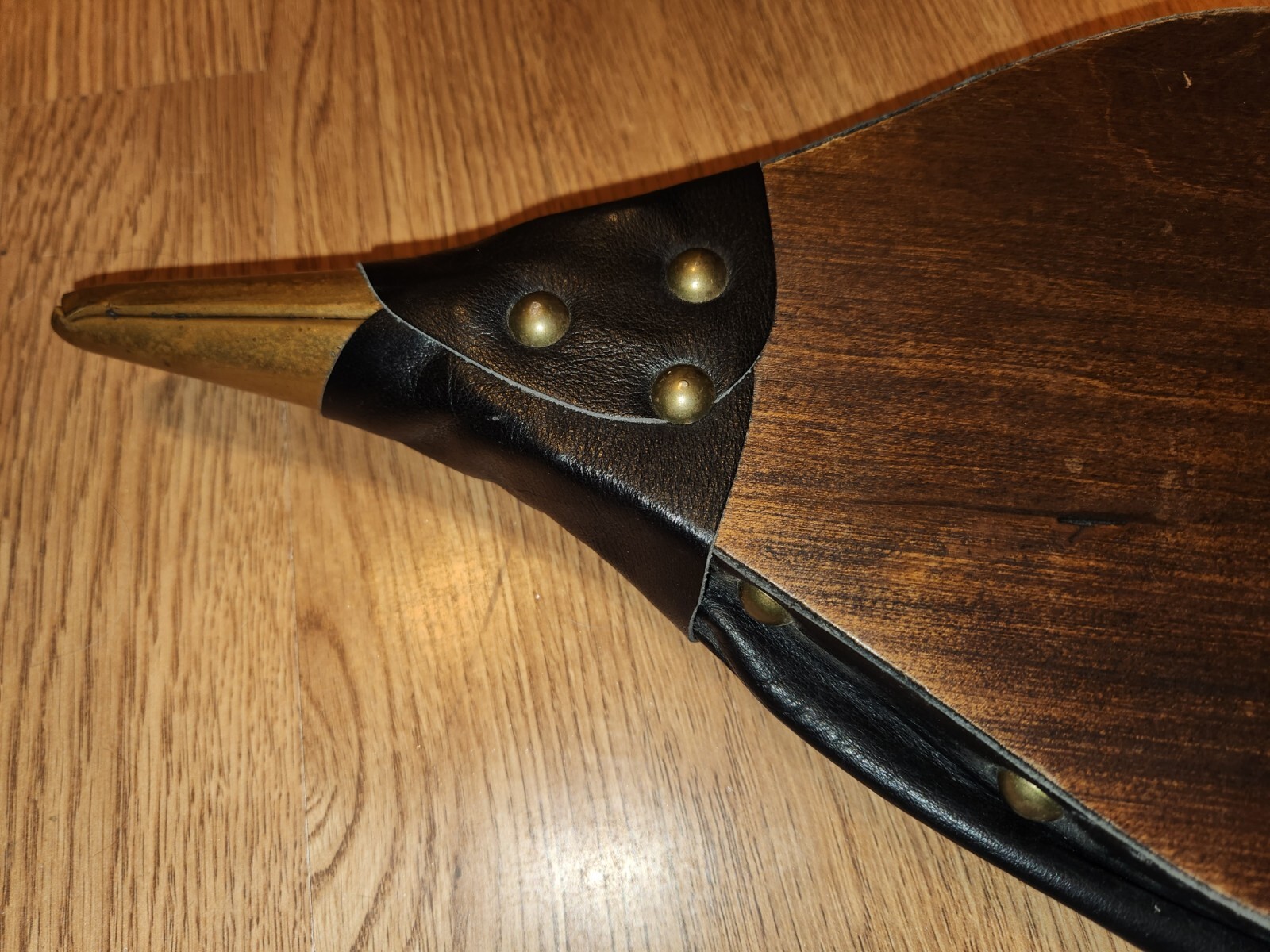 Johnny Beard Vintage Wooden Fireplace Bellows With Flower eBay