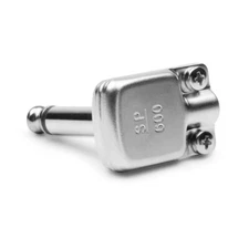 Squareplug SP600 Right Angle TS Pancake Plug, Nickel
