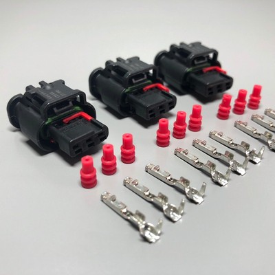 6x Bosch P65t 3 Pin Ignition Coil Connector Plug Kit F02ub0055501