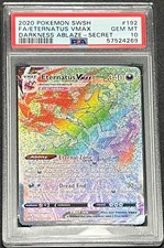 2020 Pokemon Darkness Ablaze # 192 Secret Rainbow Rare Eternatus VMAX PSA 10 on eBay